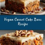 Vegan Carrot Cake Bars Recipe