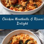 Chicken Meatballs with Risoni in Creamy Tomato Sauce Recipe
