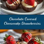 Chocolate Covered Cheesecake Strawberries Recipe