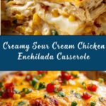 Sour Cream Chicken Enchilada Casserole Recipe