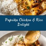 Creamy Paprika Chicken with Tender Rice in a Velvety Sauce Recipe