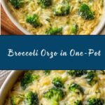 One-Pot Broccoli Cheese Orzo Recipe
