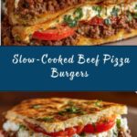 Slow-Cooked Beef Pizza Burgers Recipe