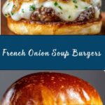 French Onion Soup Burgers Recipe