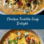 Creamy Chicken Tortilla Soup Recipe