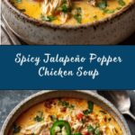 Spicy Jalapeño Popper Chicken Soup Recipe