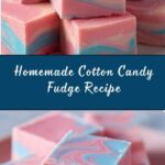 Homemade Cotton Candy Fudge Recipe
