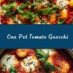 One Pot Tomato Gnocchi with Spinach Recipe