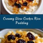 Slow Cooker Rice Pudding Dessert Recipe