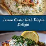 Creamy Lemon Garlic Herb Tilapia Recipe