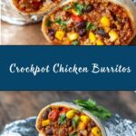 Crockpot Chicken Burritos Recipe