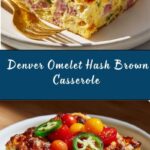 Easy Denver Omelet Hash Brown Casserole Recipe