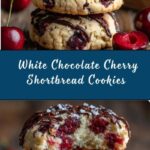 White Chocolate Cherry Shortbread Cookies Recipe