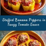 Stuffed Banana Peppers in Savory Tomato Sauce Recipe