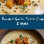 Creamy Roasted Garlic Potato Soup Recipe