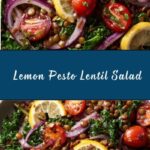 Lemon Pesto Lentil Salad Recipe