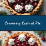 Cranberry Custard Pie Recipe
