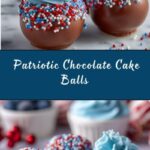Patriotic Chocolate Cake Balls Recipe