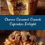 Churro Caramel Crunch Cupcakes Recipe