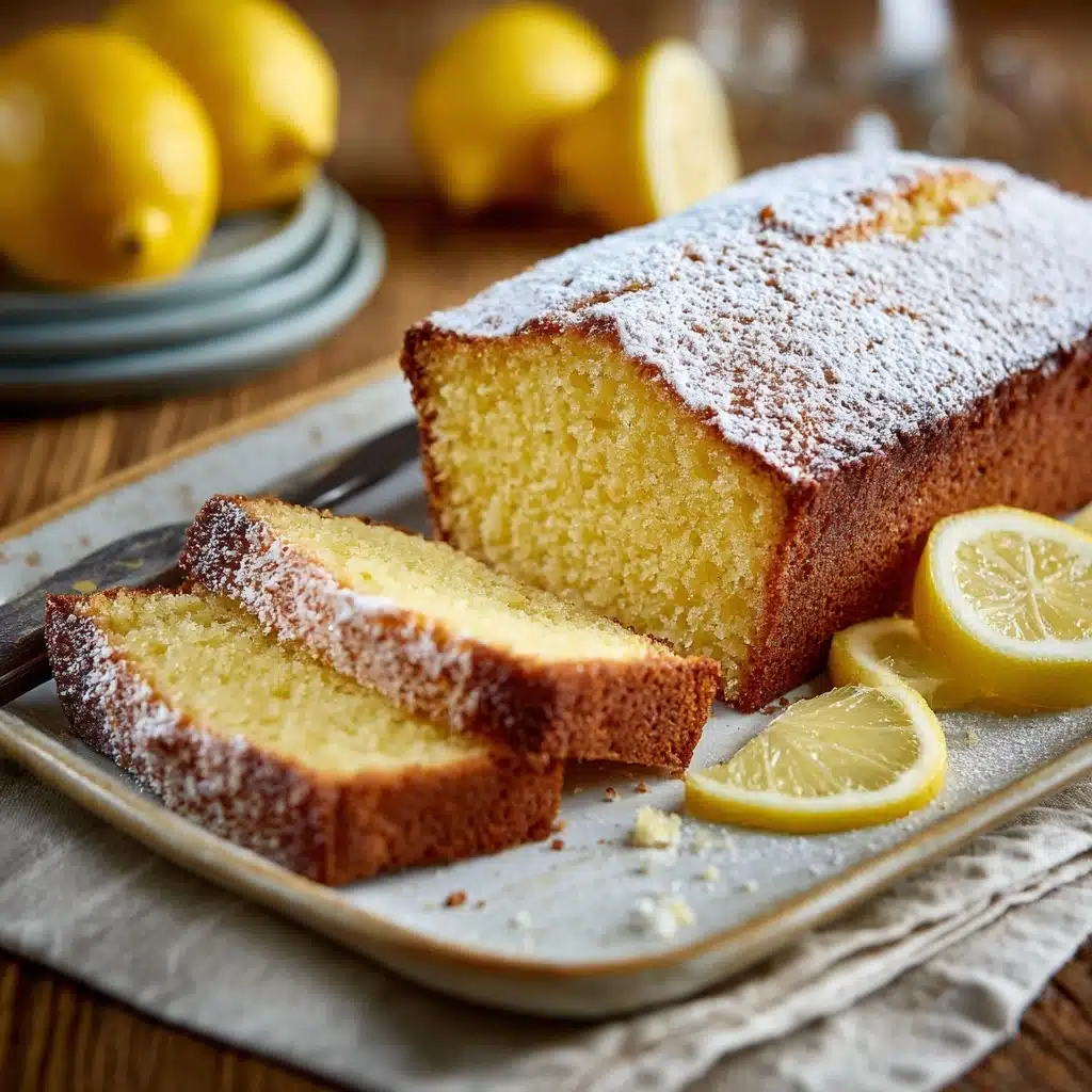 Old-Fashioned Lemon Pound Cake Recipe - Recipe Image