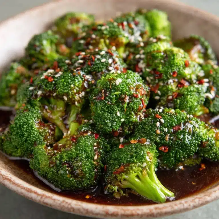 Smashed Chilli Garlic Broccoli Recipe