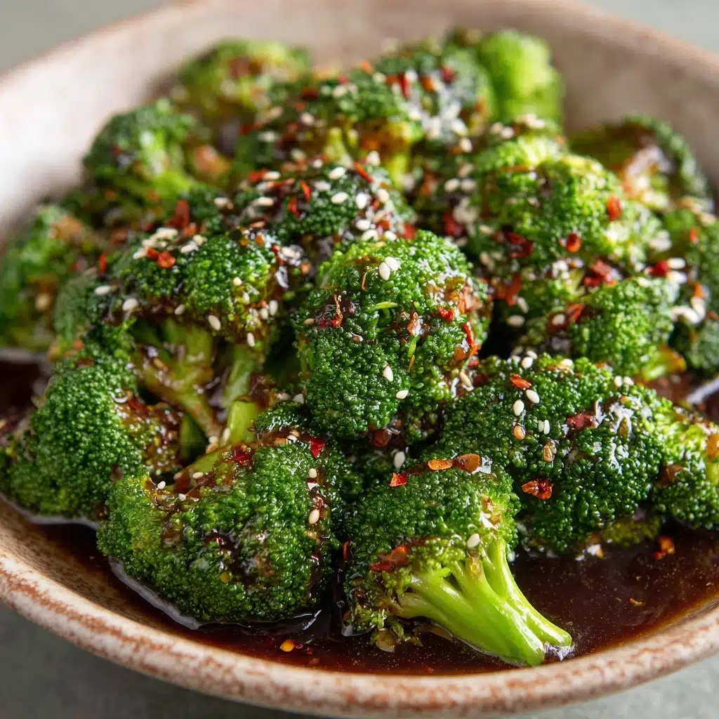 Smashed Chilli Garlic Broccoli Recipe - Recipe Image