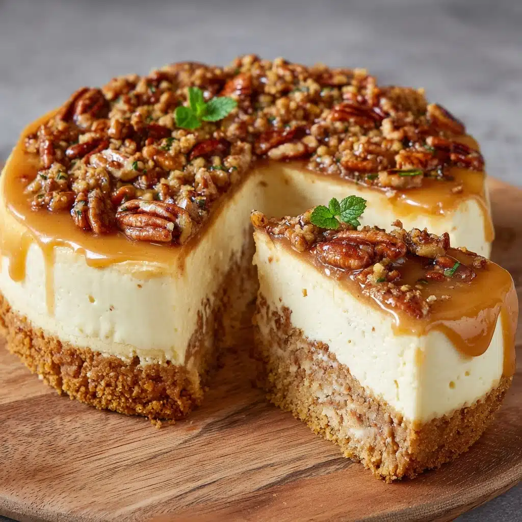 Butter Pecan Cheesecake Recipe - Recipe Image