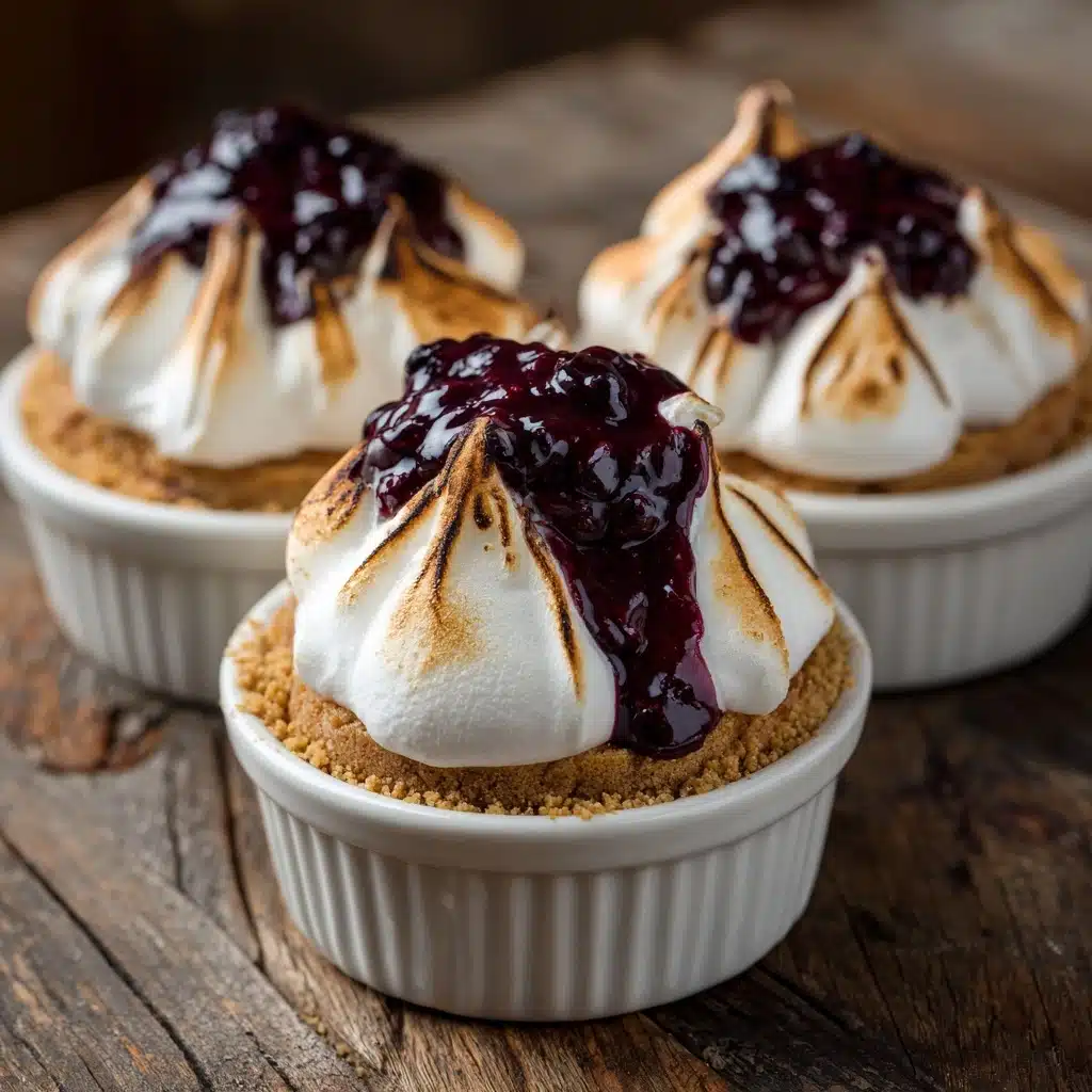 Plum Meringue Pots Recipe - Recipe Image