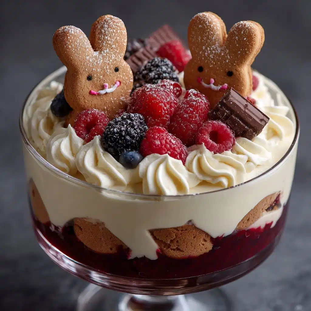 Little Bunny Strawberry Shortcake Trifle Recipe - Recipe Image