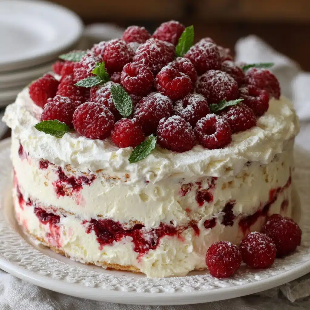 Raspberry Ripple Ice Cream Cake Recipe - Recipe Image
