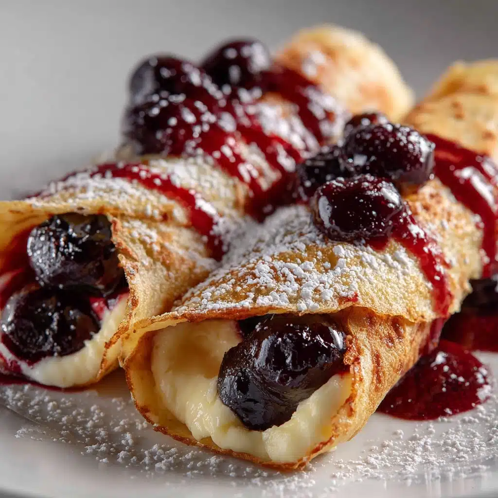 Cherry Cheesecake Chimichangas Recipe - Recipe Image