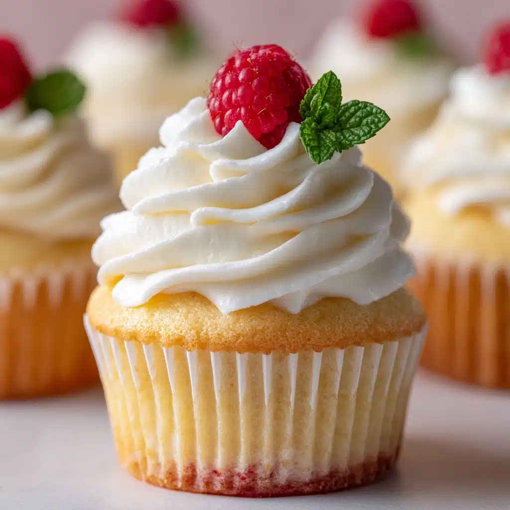 Peach Raspberry Heaven Cupcakes Recipe - Recipe Image
