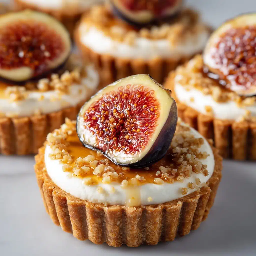Cheese Tarts with Honey and Chili Flakes Drizzle Recipe - Recipe Image