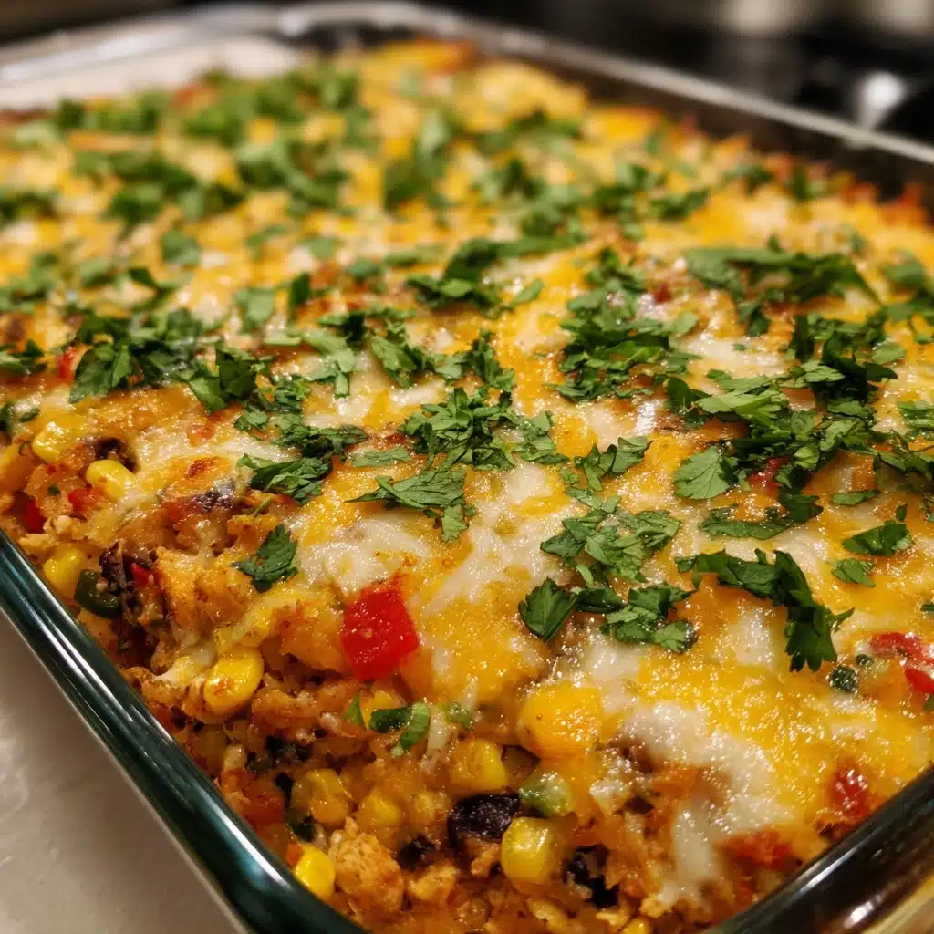 Easy Chicken Burrito Casserole Recipe