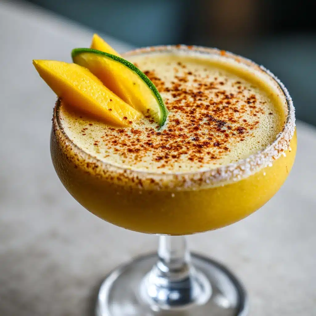 Hot Honey Mango Tajín Margarita Recipe - Recipe Image