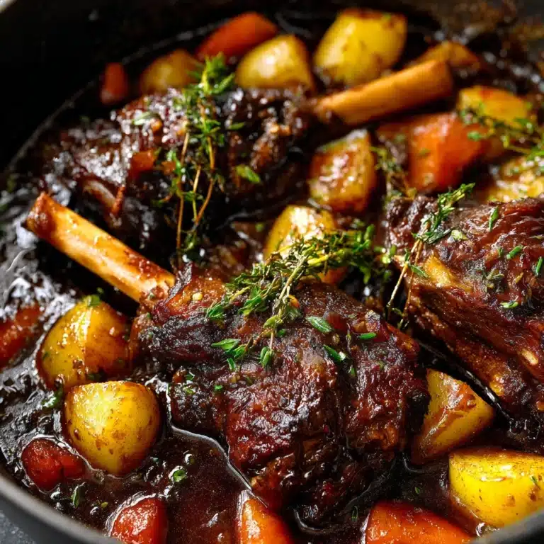 Braised Lamb Shanks Recipe