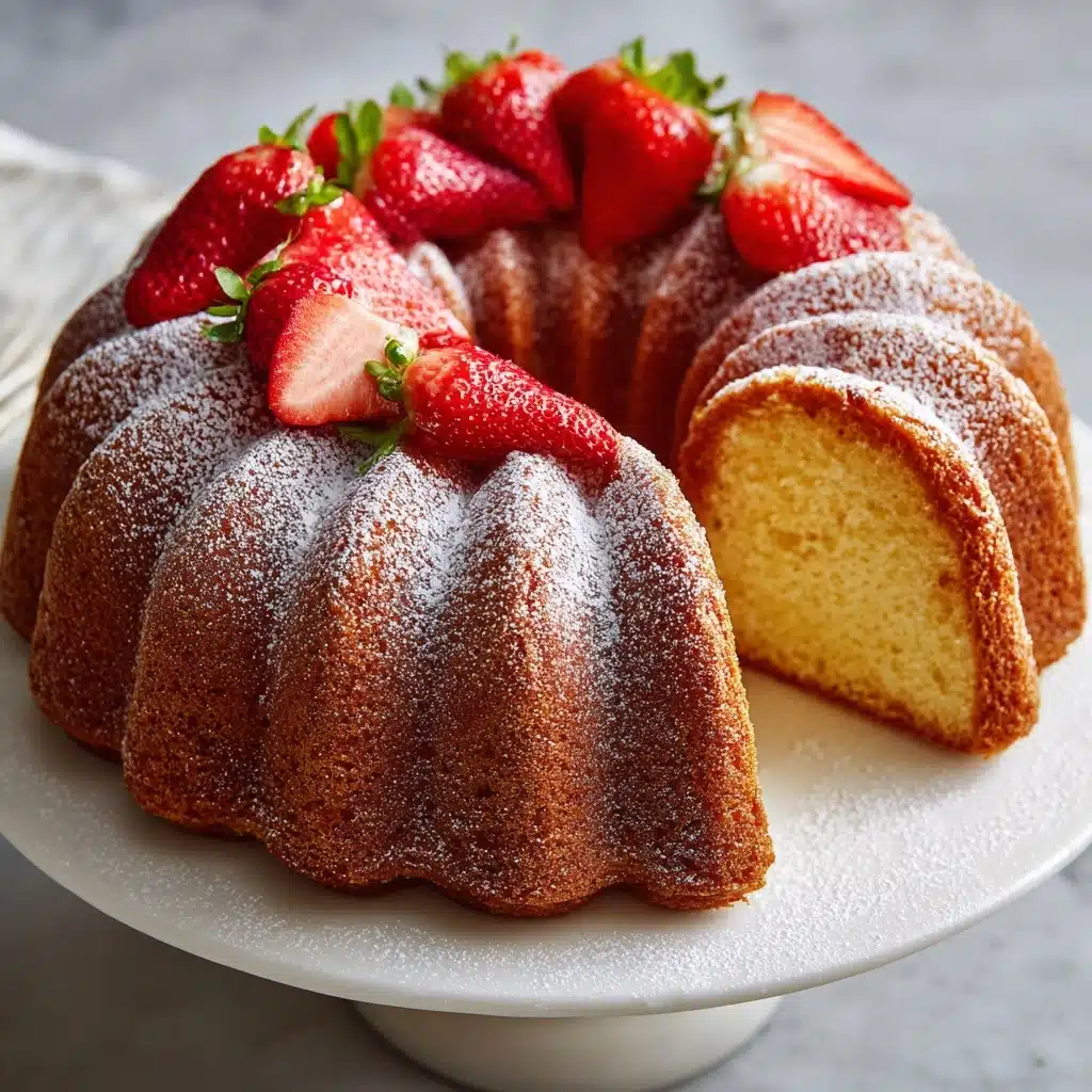 Strawberry Cheesecake Bundt Cake Recipe - Recipe Image