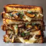 Grilled Cheese with Gouda, Roasted Mushrooms, and Onions Recipe