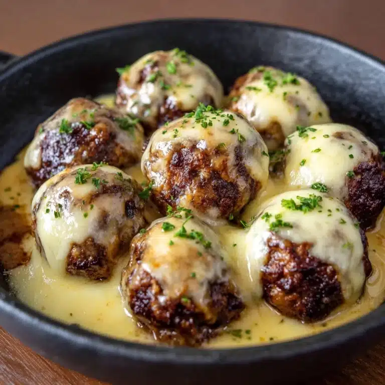 Crock Pot French Onion Meatballs Recipe