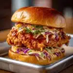 Chicken Sandwiches with Blue Cheese Slaw Recipe