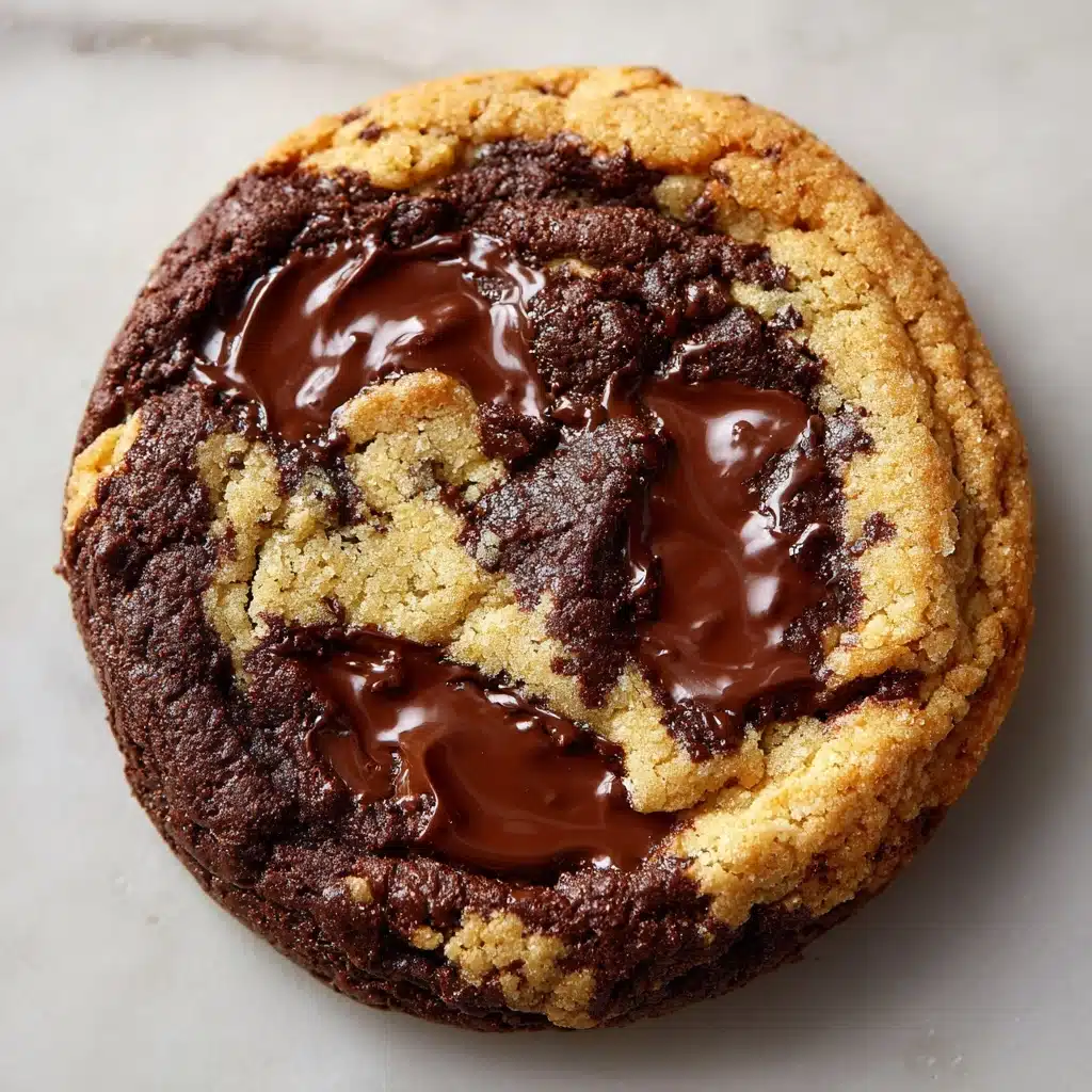 Peanut Butter Brownie Swirl Cookies Recipe - Recipe Image