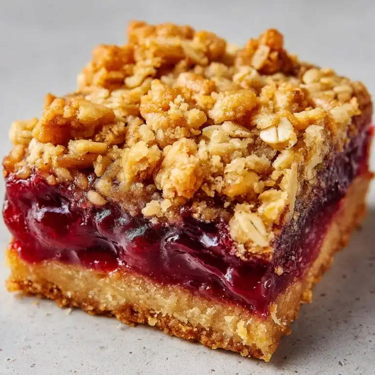 Amish Oatmeal Rhubarb Bars Recipe