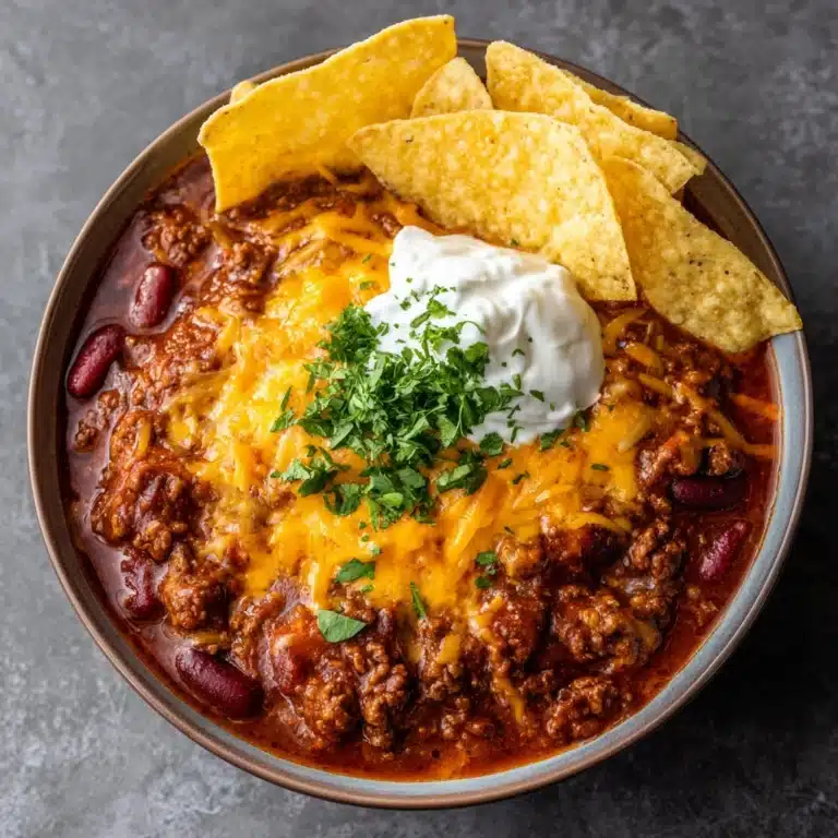 Hearty Slow Cooker All Meat Chili (No Beans) Recipe