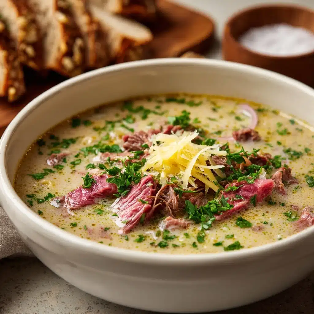 Easy Creamy Reuben Soup Recipe - Recipe Image