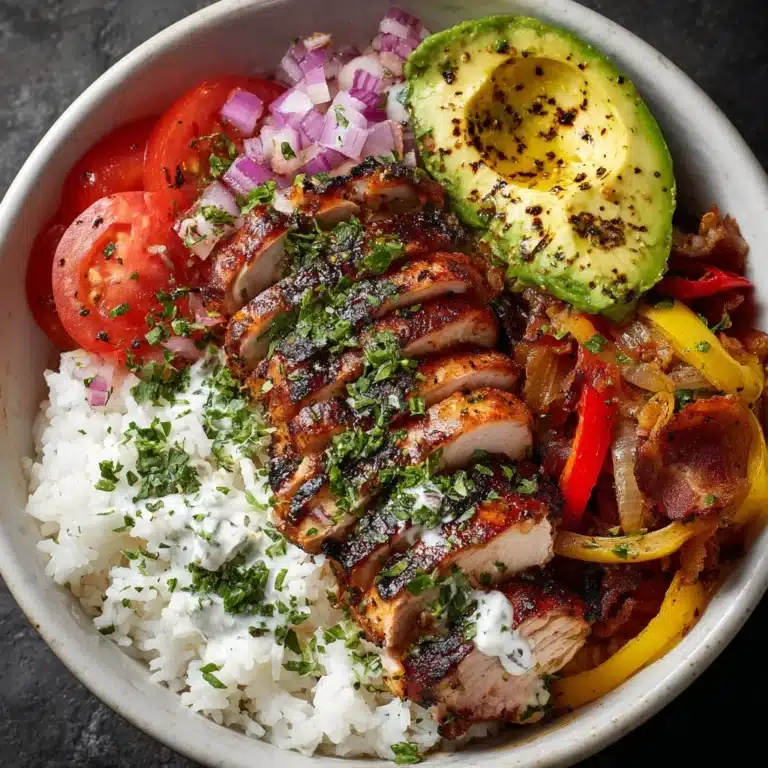 Chicken Tzatziki Rice Bowls Recipe