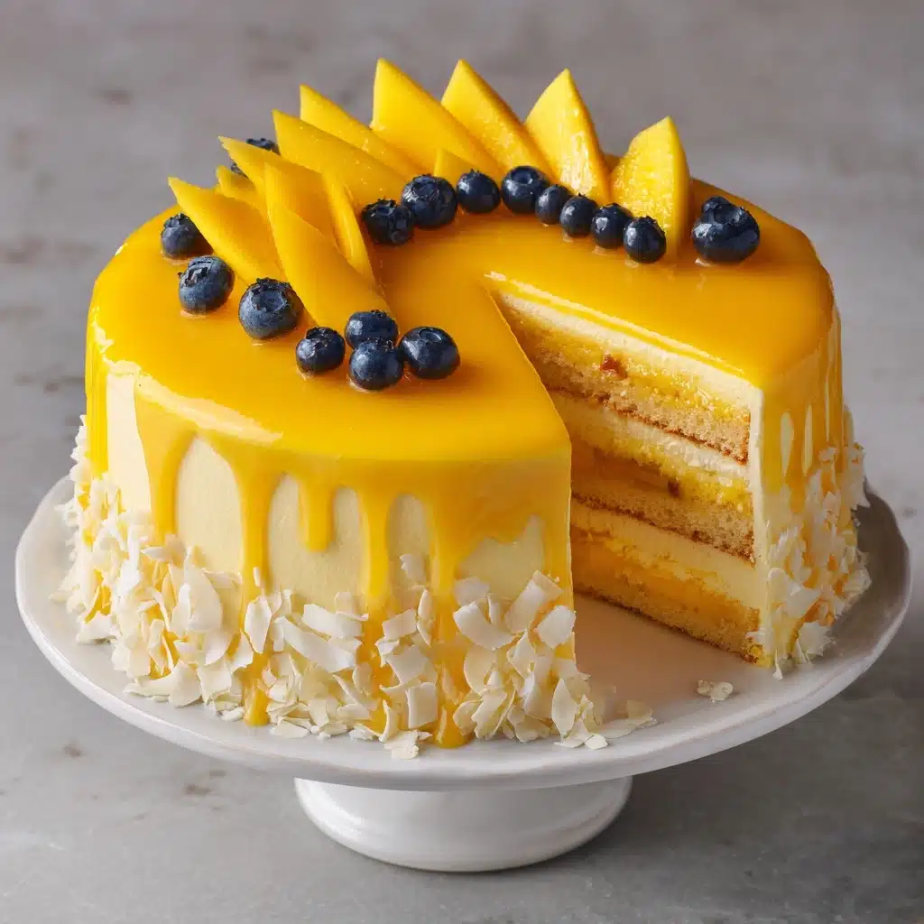 Mango Mousse Cake Recipe - Recipe Image