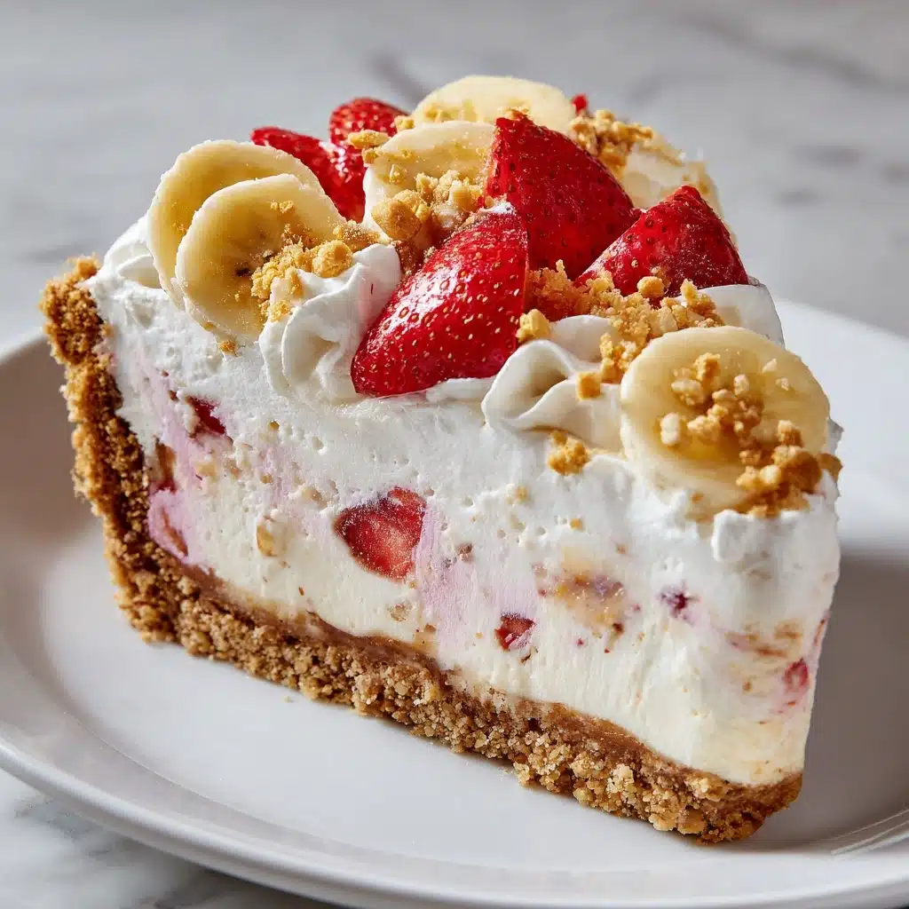 Strawberry Banana Cream Pie Recipe - Recipe Image