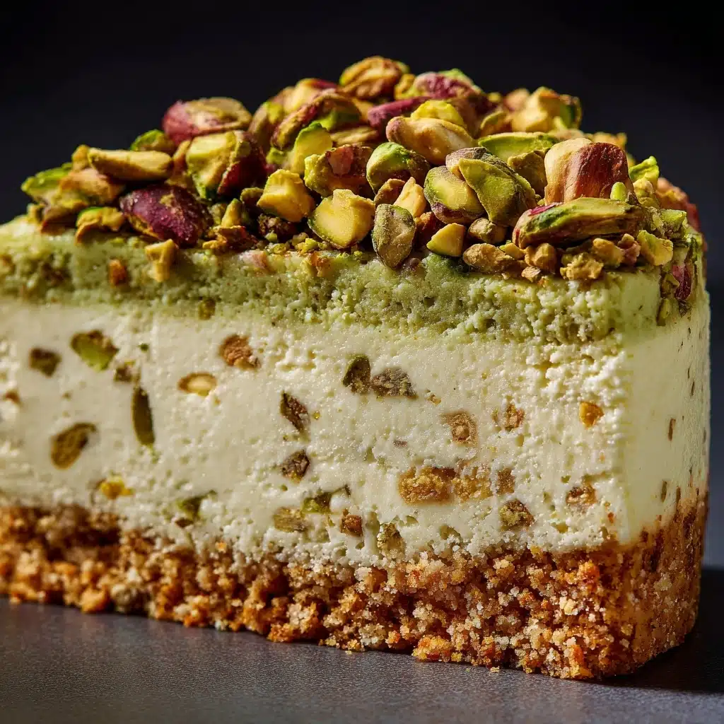 Decadent Pistachio Cream Cheesecake Recipe - Recipe Image
