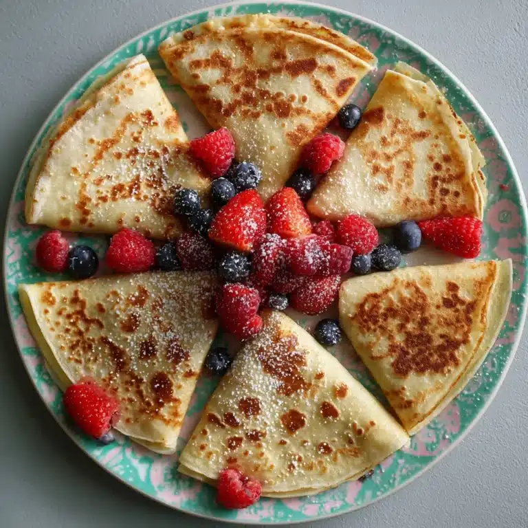 Mixed Berry Crepes Recipe