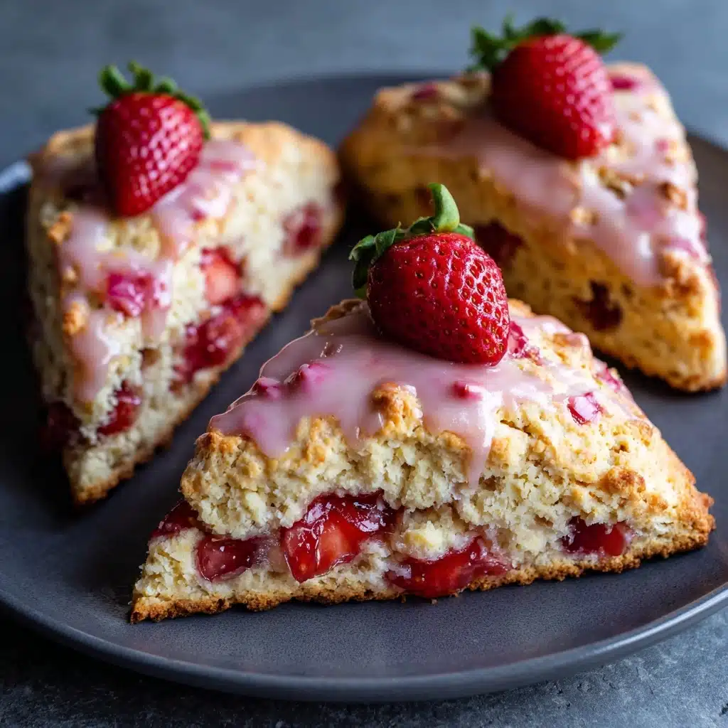 Strawberry Buttermilk Scones Recipe - Recipe Image